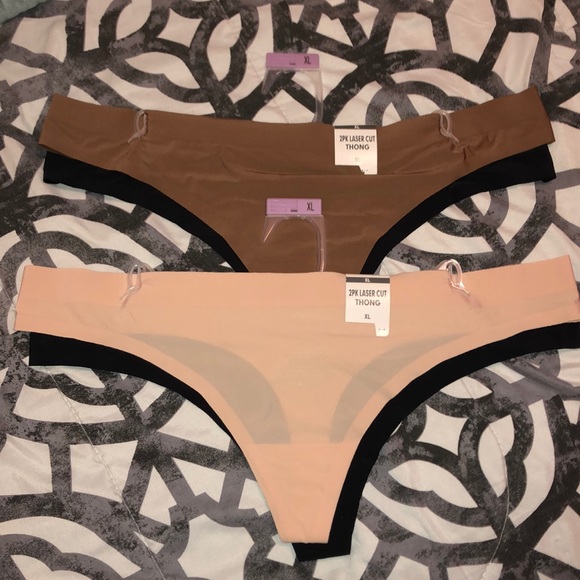 Brand New ❣️ 2 Pack Laser Cut Thongs ❣️ - Picture 3 of 7